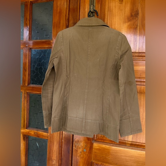 Khaki Color blazer coat. Used. Size S - Picture 8 of 13